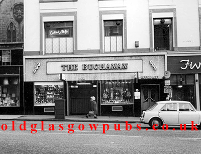 The Buchanan Bar. - Old Glasgow Pubs