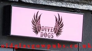 Image of the Dive Dogs sign 1038 Argyle Street 2019