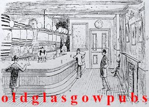 Drawing of the interior of Carlton Vintners Company 1891