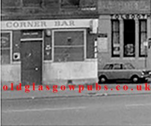 Exterior view of the Corner Bar Stirling Road Townhead 1970