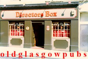Image of the Directors Box bar Hope Street, Glasgow 1980s