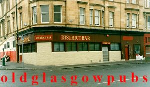 Image of the District Bar Paisley Road West 1991