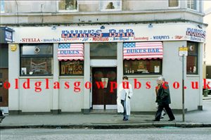 Exterior image of Dukes Bar Old Dumbarton Road 1991