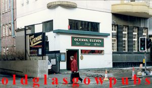 Image of Ocean's Eleven bar Sauchiehall Street 1991