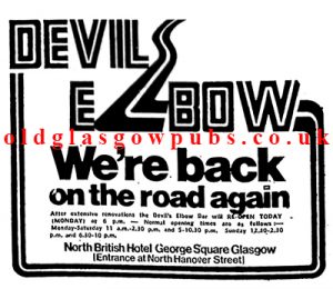 Advert for the Devil's Elbow 1979
