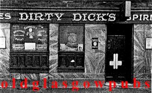 Image of Dirty Dicks bar 175 Finnieston Street dated 1938